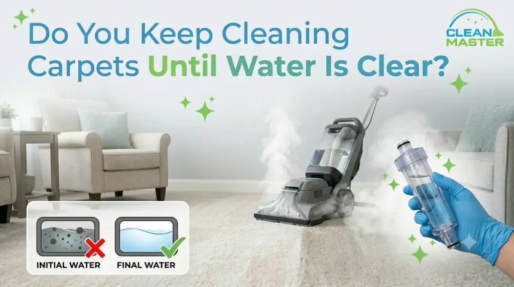 Do You Keep Cleaning Carpets Until Water Is Clear