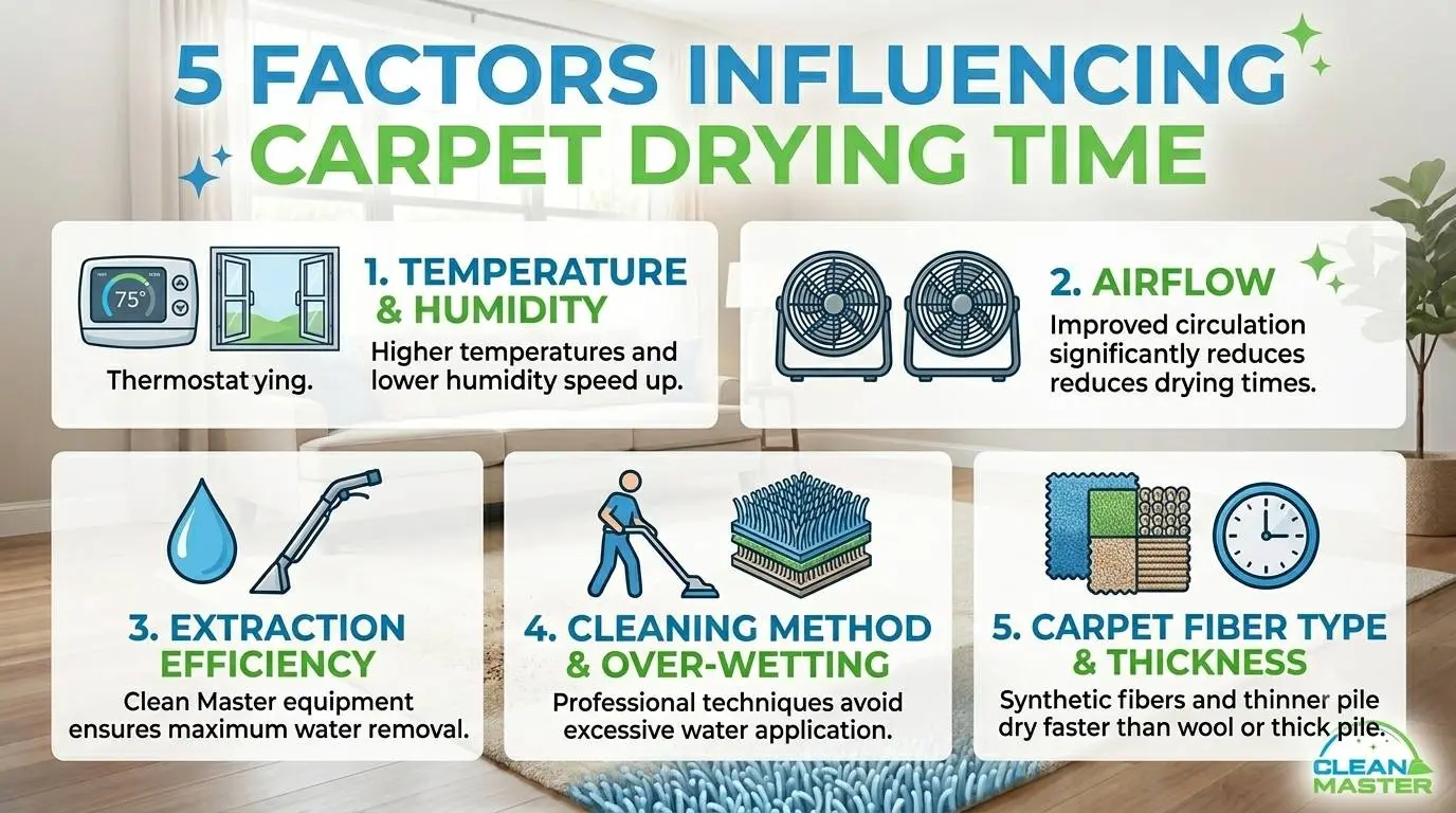 How Long Does Carpet Take To Dry After Steam Cleaning 2