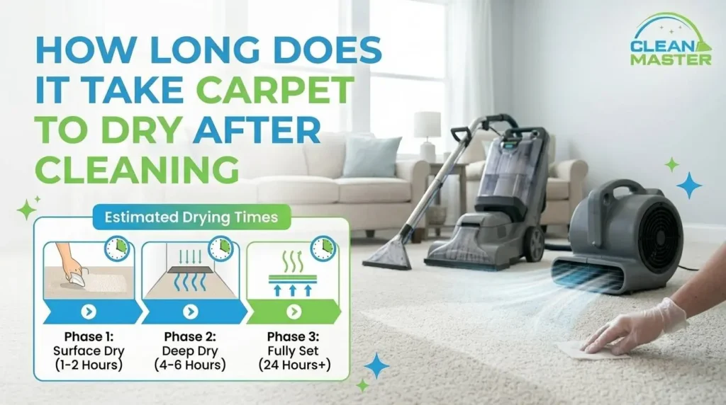 How Long Does It Take Carpet To Dry After Cleaning