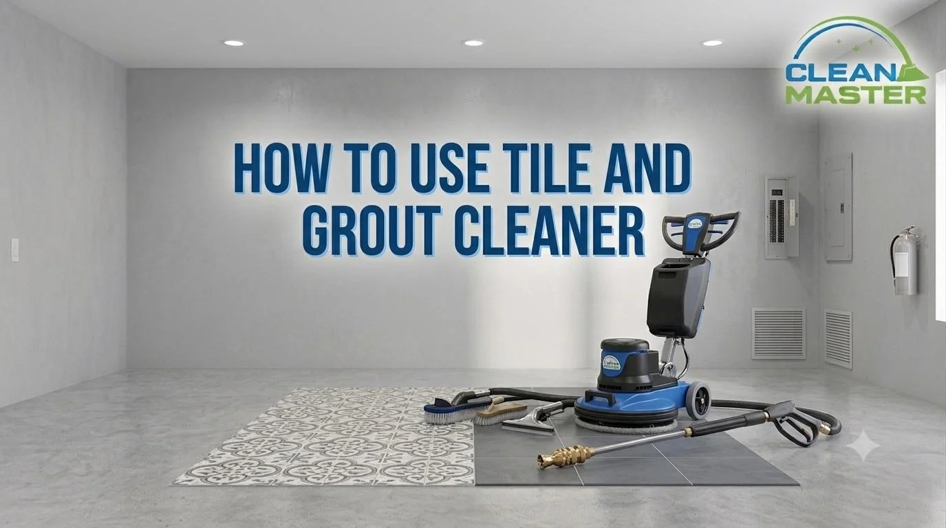 How to Use Tile and Grout Cleaner