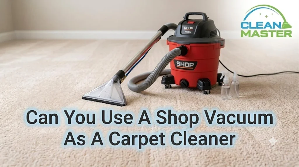 Shop Vacuum As A Carpet Cleaner