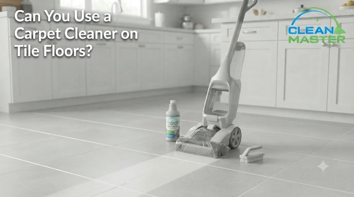 can you use a carpet cleaner on a tile floor