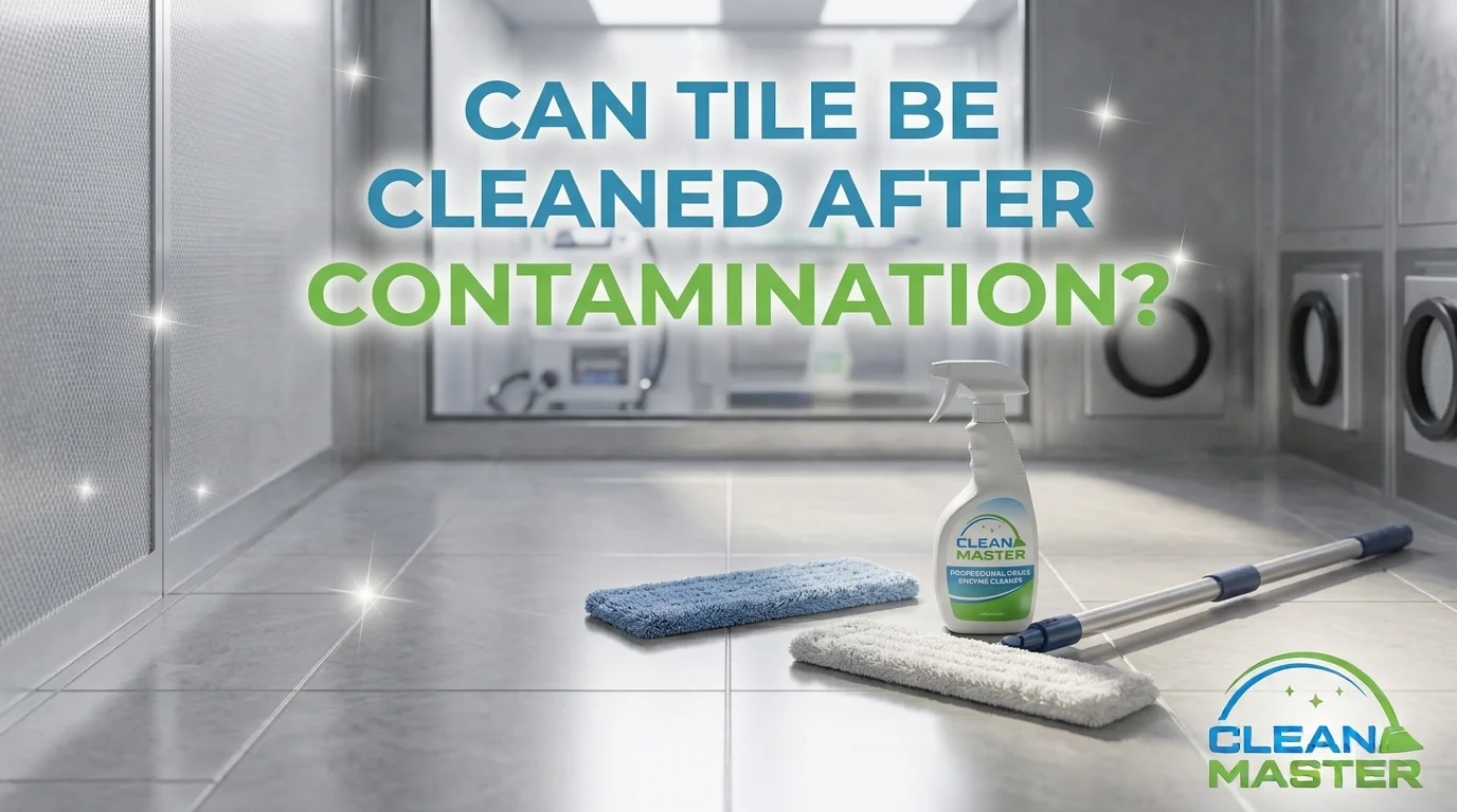 Can Tile Be Cleaned After Sewage Contamination?