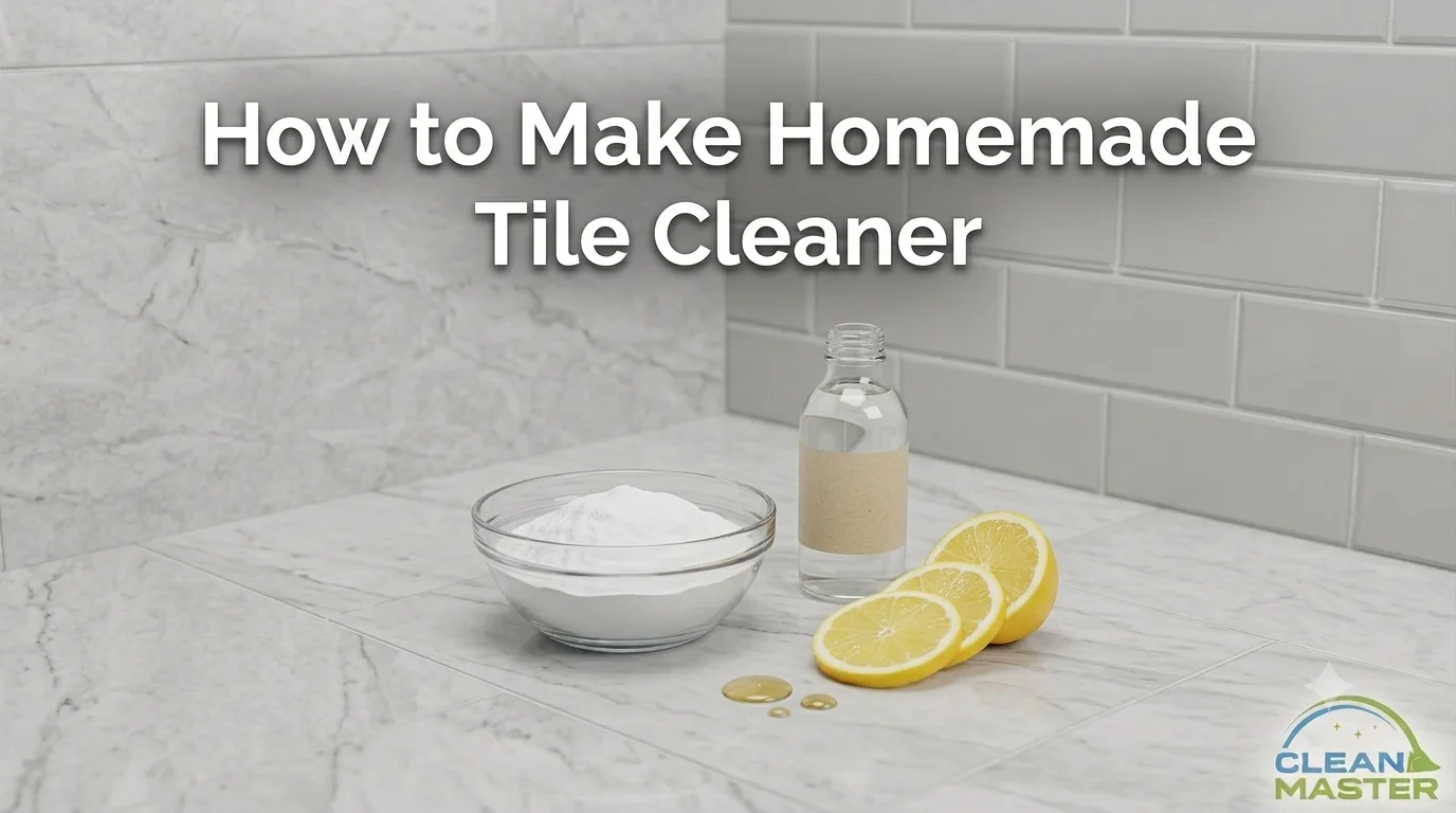How to Make Homemade Tile Cleaner