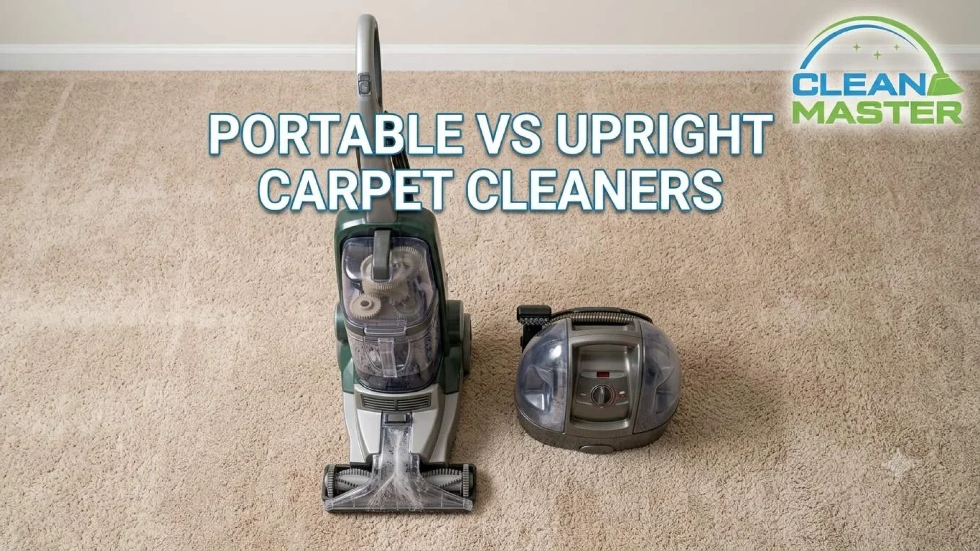 Portable vs Upright Carpet Cleaners 2