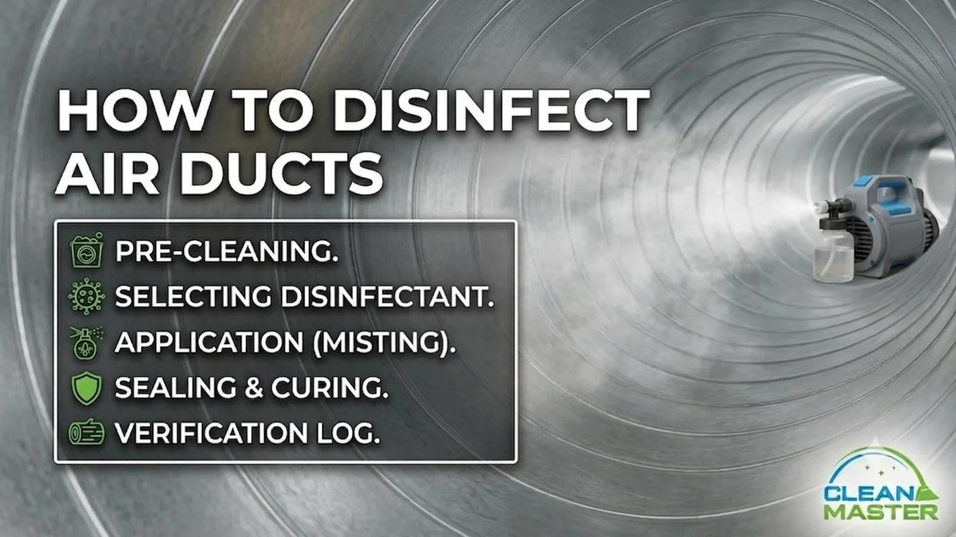 disinfect air duct