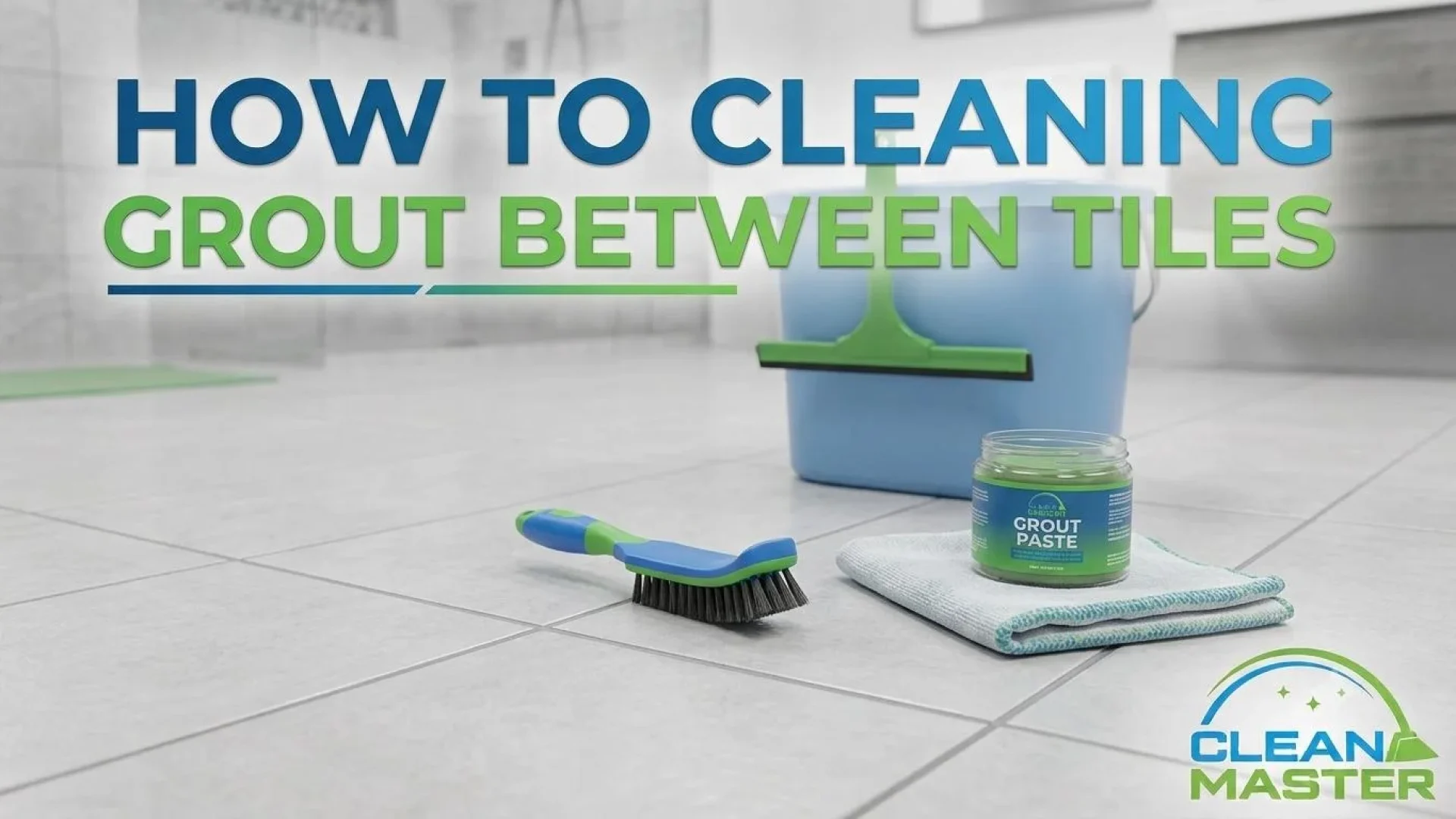 grout between tiles