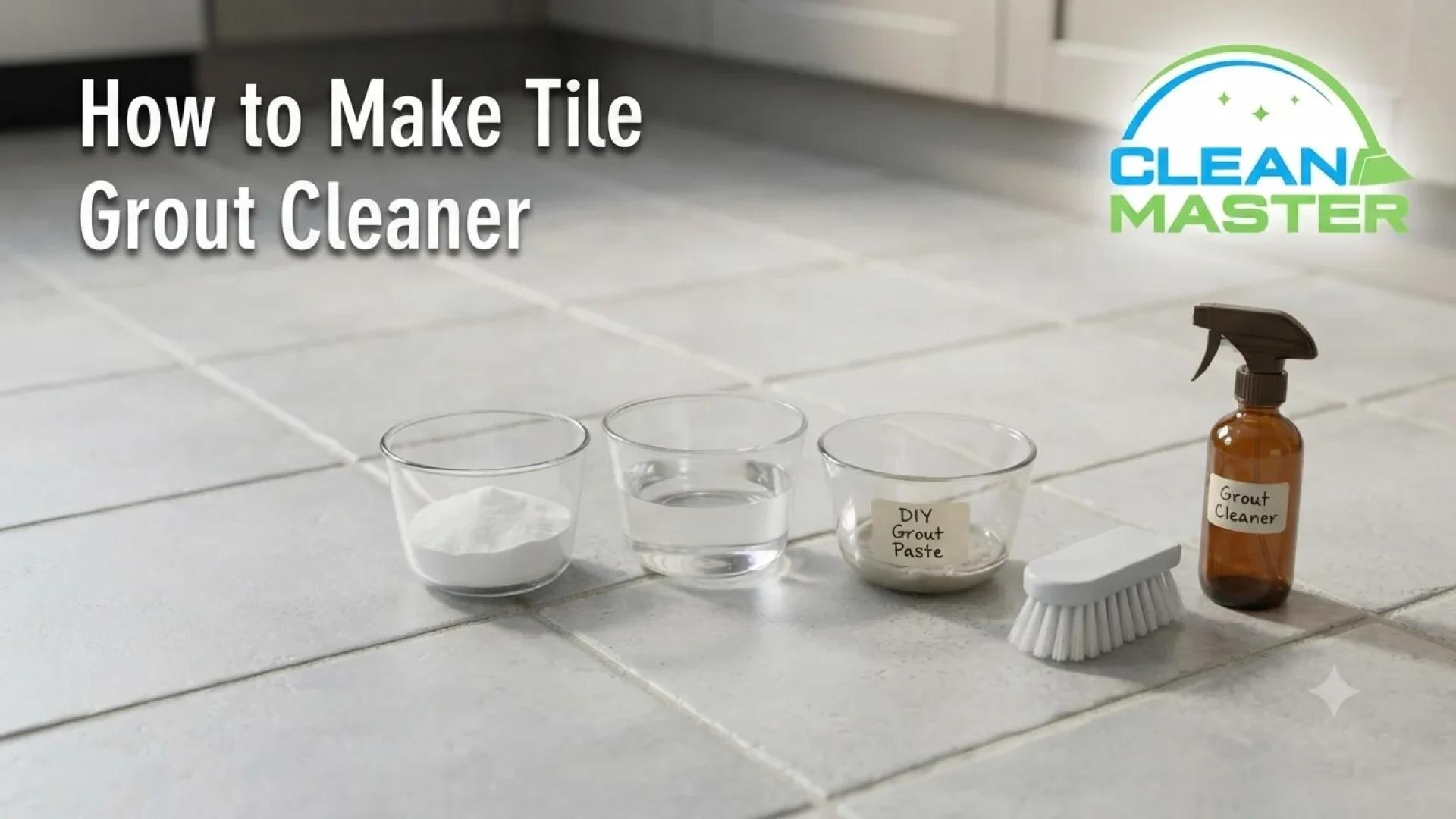 how to make tile grout cleaner