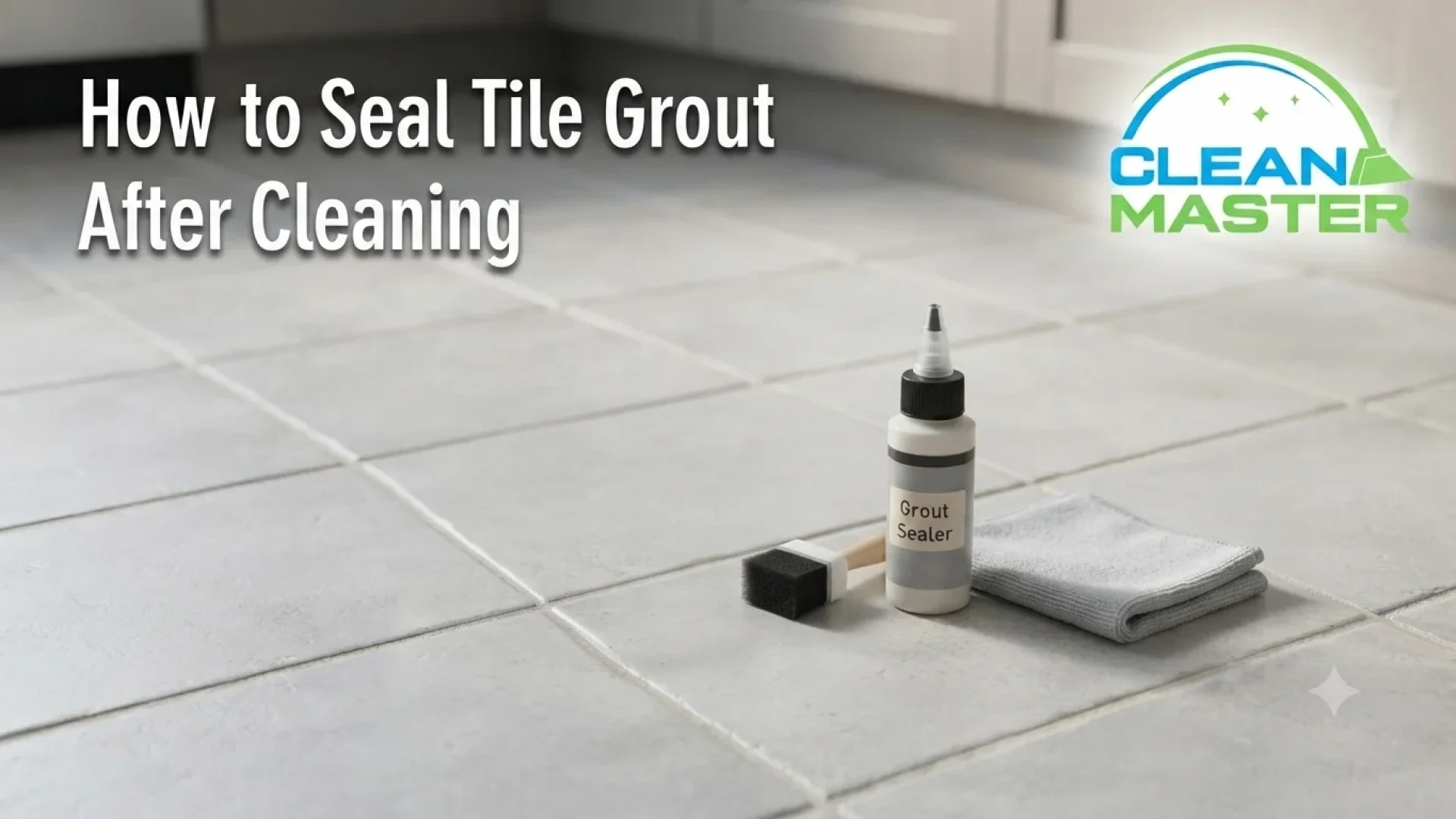 seal tile grout after cleaning